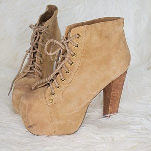 Jeffrey Campbell Lita Platform Booties size 6